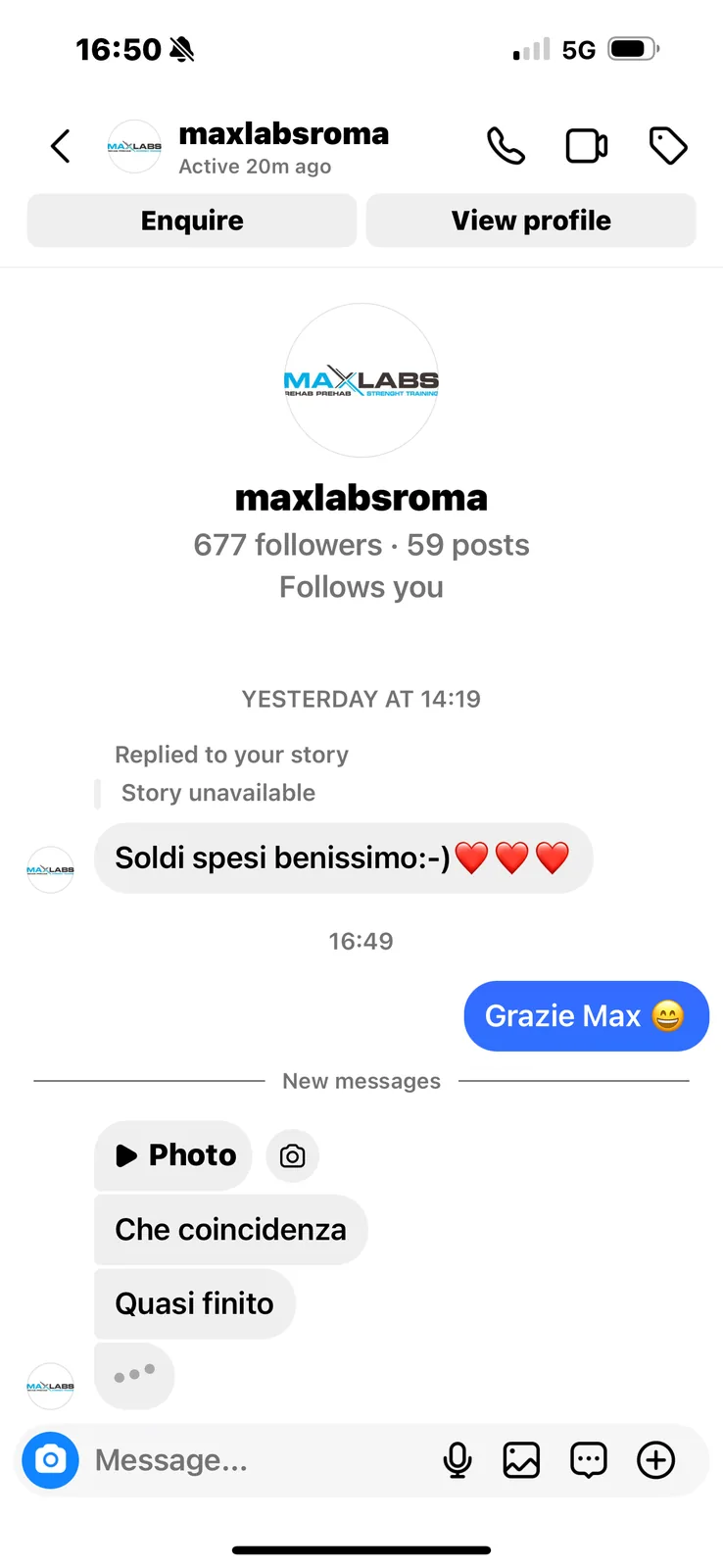 Messaggio di Max
