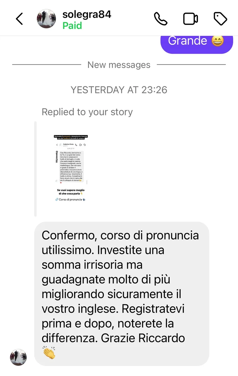 Messaggio di Sole
